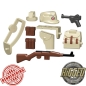 Preview: Custom Brick Forge WW2 Deutscher Afrika Corps Waffen Set für z.B. LEGO ® Figuren